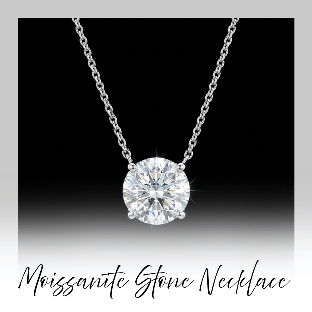 Moissanite Stone Necklace