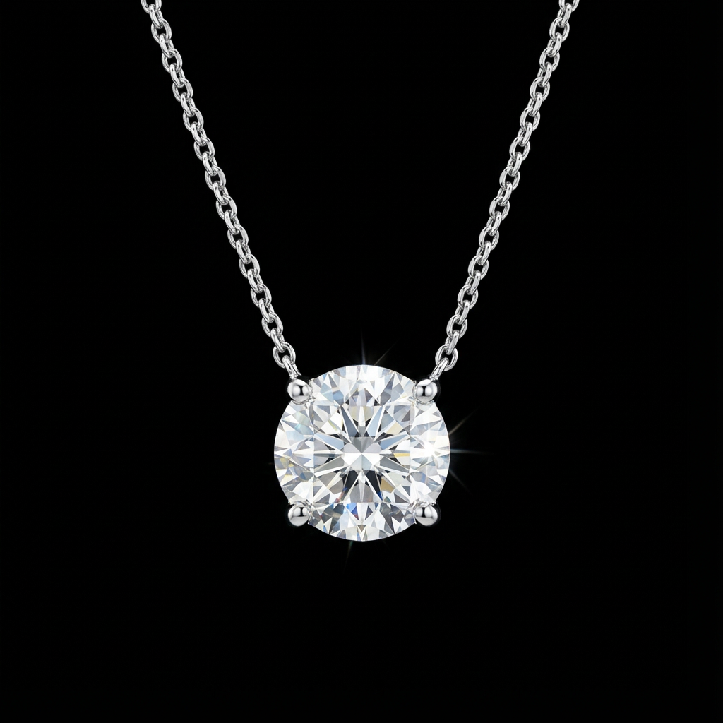 Moissanite Stone Necklace