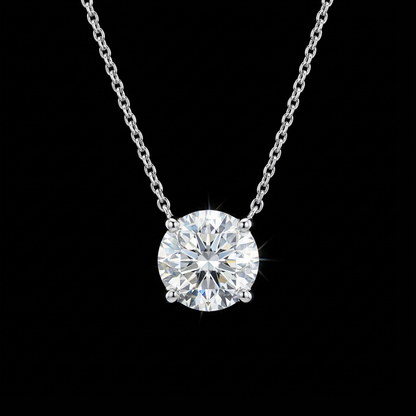 Moissanite Stone Necklace