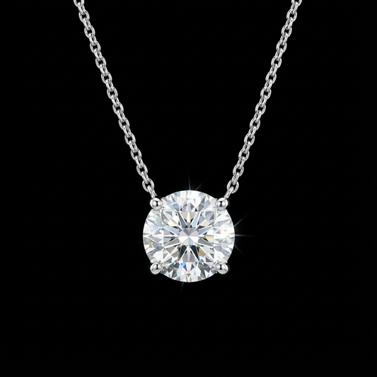 Moissanite Stone Necklace