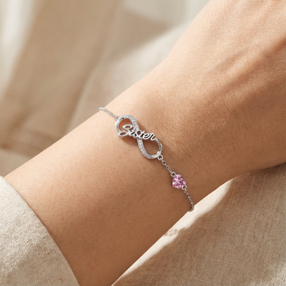 Sister Infinity Bracelet