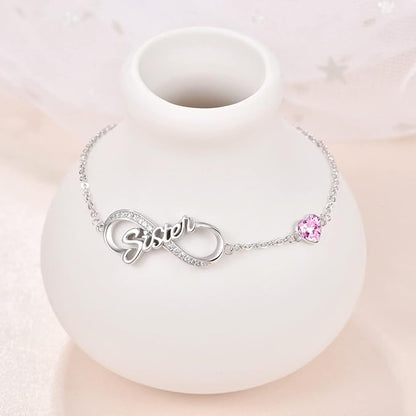 Sister Infinity Bracelet